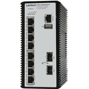 conmutador Ethernet administrable / 10 puertos / en riel DIN / SFP