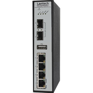 conmutador Ethernet administrable / 6 puertos / en riel DIN / SFP