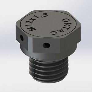 tapón hexagonal / roscado / de plástico / de protección