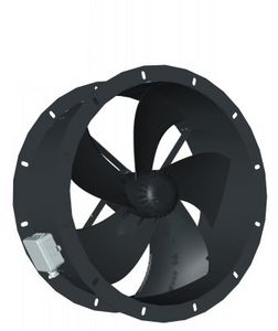 ventilador axial / de circulación de aire / de accionamiento directo / canalizable