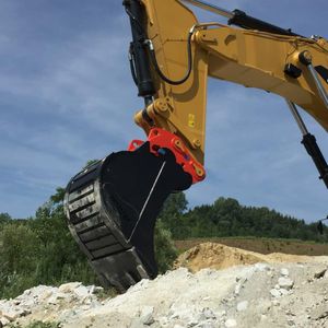 sistema de acoplamiento rápido para excavadora
