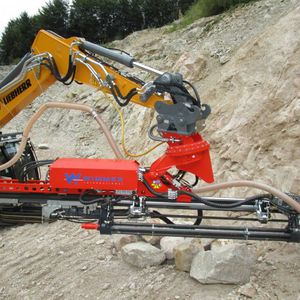 accesorio de horadar para excavadora