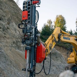accesorio de horadar para excavadora