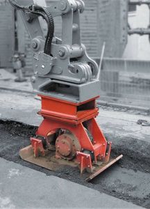 plancha vibradora para excavadora