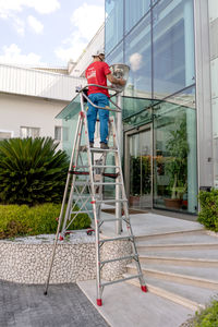 escalera de aluminio