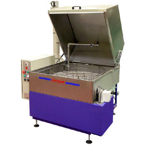 máquina de lavado con bandeja rotativa / de agua / en caliente / semiautomática