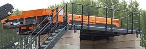 criba para productos a granel / para obra de construcción / de proceso / compacta