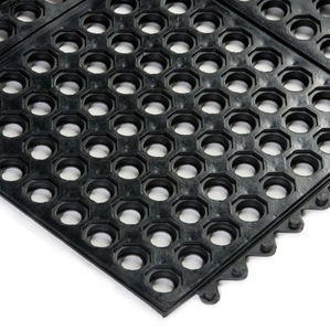 alfombra antifatiga / antideslizante / de caucho / modular