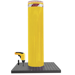 bolardo retráctil semiautomático