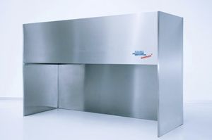 banco de trabajo de acero inoxidable / para sala blanca / compacto