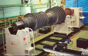 máquina equilibradora horizontal