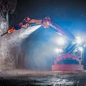 máquina de purgado mecánico para minas