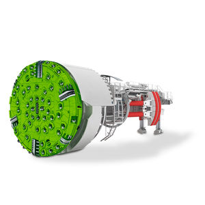 tuneladora con sujeciones