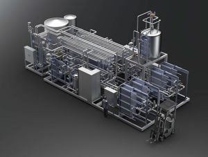 pasteurizador para la industria agroalimentaria