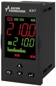 controlador de temperatura doble visualizador led / PID / programable / IP54
