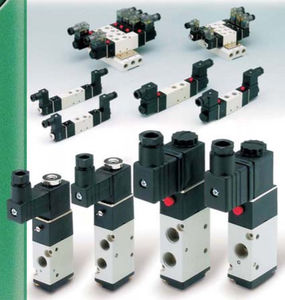 distribuidor neumático accionado por solenoide