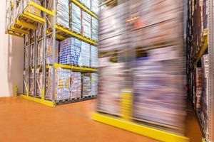 sistema de estanterías para depósito de almacenamiento