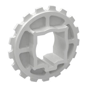 piñón de dientes rectos