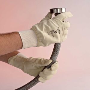 guantes de manipulación / anticortes / a prueba de abrasión / de flor de vacuno