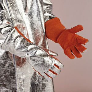guantes de soldadura / a prueba de abrasión / resistentes al calor / ignífugos