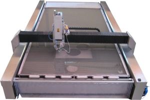 máquina de corte para acero inoxidable / con chorro de agua / CNC