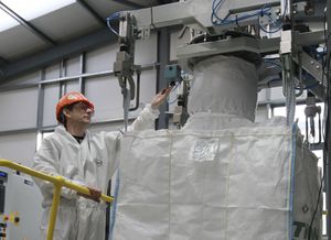 estación de vaciado de big-bag automática