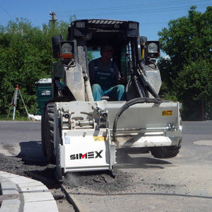 fresadora en frío para minicargadora compacta / compacta / para asfalto