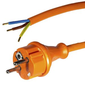 cordón eléctrico con toma
