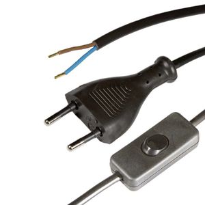 cordón eléctrico con toma
