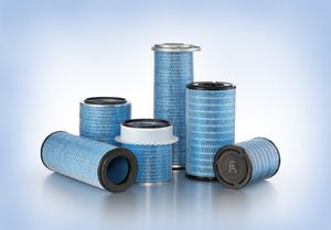 cartucho filtrante de aire / para filtración fina / de fibra de celulosa / de uso general