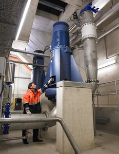 bomba para aguas de desagüe / para fangos / con motor eléctrico / de rotor