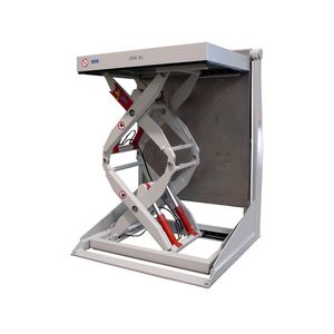 mesa elevadora de doble tijera / hidráulica / estacionaria / basculante
