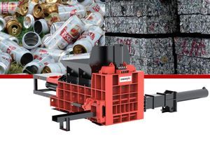 prensa de balas de latas