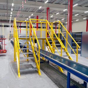 escalera fija recta