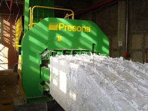 prensa de balas horizontal