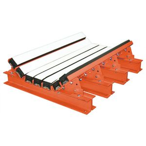 cama de impacto para estación de carga de cinta transportadora