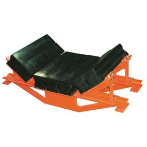 cama de impacto para estación de carga de cinta transportadora