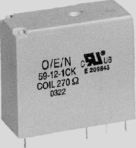 relé electromecánico 6 V CC