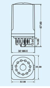 relé electromecánico DC