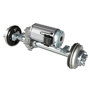 bloque de transmisión con motor eléctrico