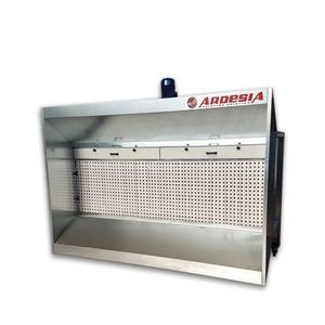 cabina de pintura abierta