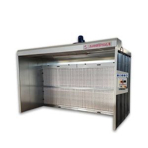 cabina de pintura abierta