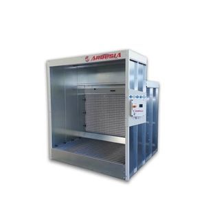 cabina de pintura abierta