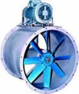 ventilador axial / de evacuación de humos / de accionamiento por correa / industrial