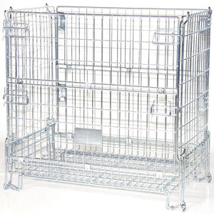 caja-palé enrejada / de transporte / para almacenamiento / apilable