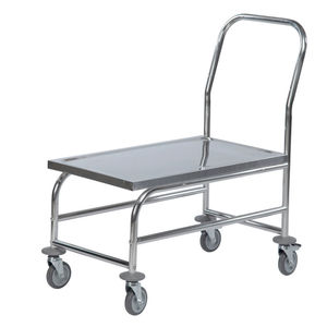 carretilla de transporte / de acero inoxidable / de plataforma / de uso múltiple