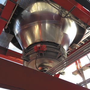 extractor de fondo vibrante de acero inoxidable