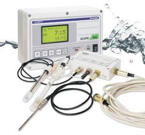 pHmetro fijo / en línea / de proceso / con compensación automática de temperatura