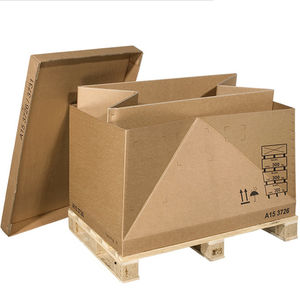 caja-palé de cartón