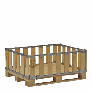 caja-palé de madera